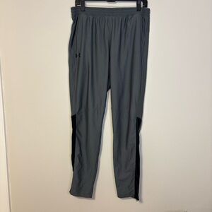 Under Armour Men's Gray and Black Joggers